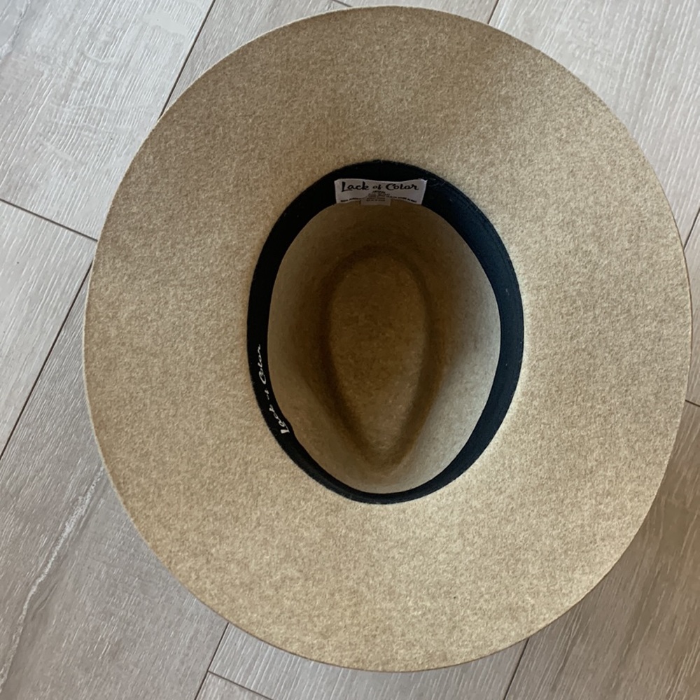 NWOT LACK OF COLOR TAN 100% AUSTRALIAN WOOL HAT SIZE 57M (M) PRISTINE CONDITION - Picture 4 of 10